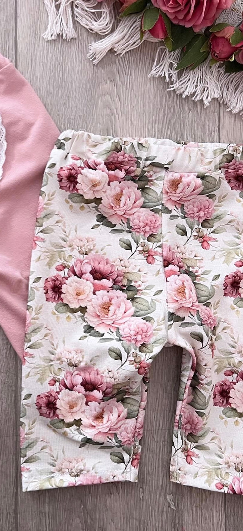 Meisjes setje ‘Angela’ (T-shirt met capri legging)