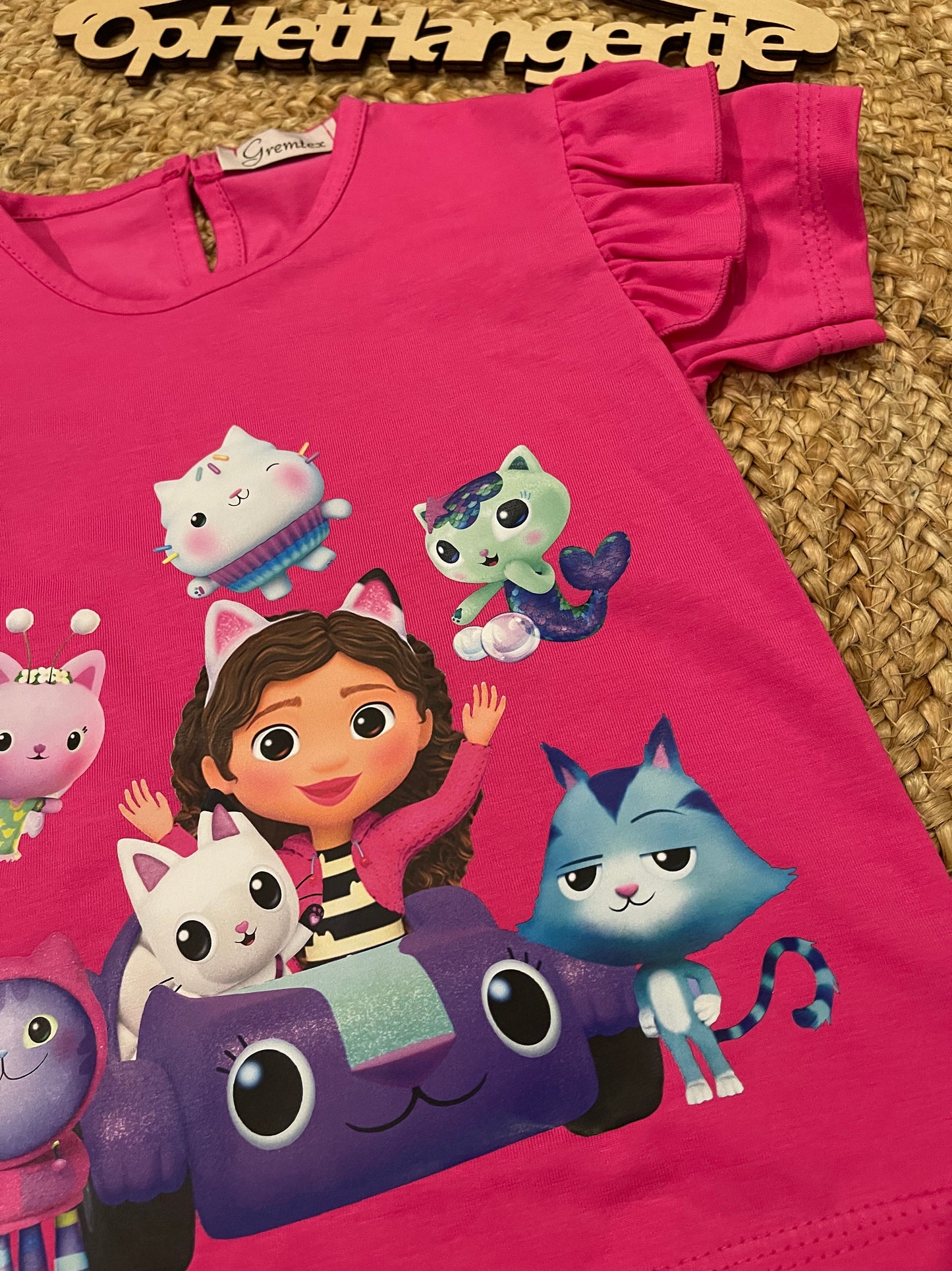 Gabby t-Shirt in fuchsia kleur