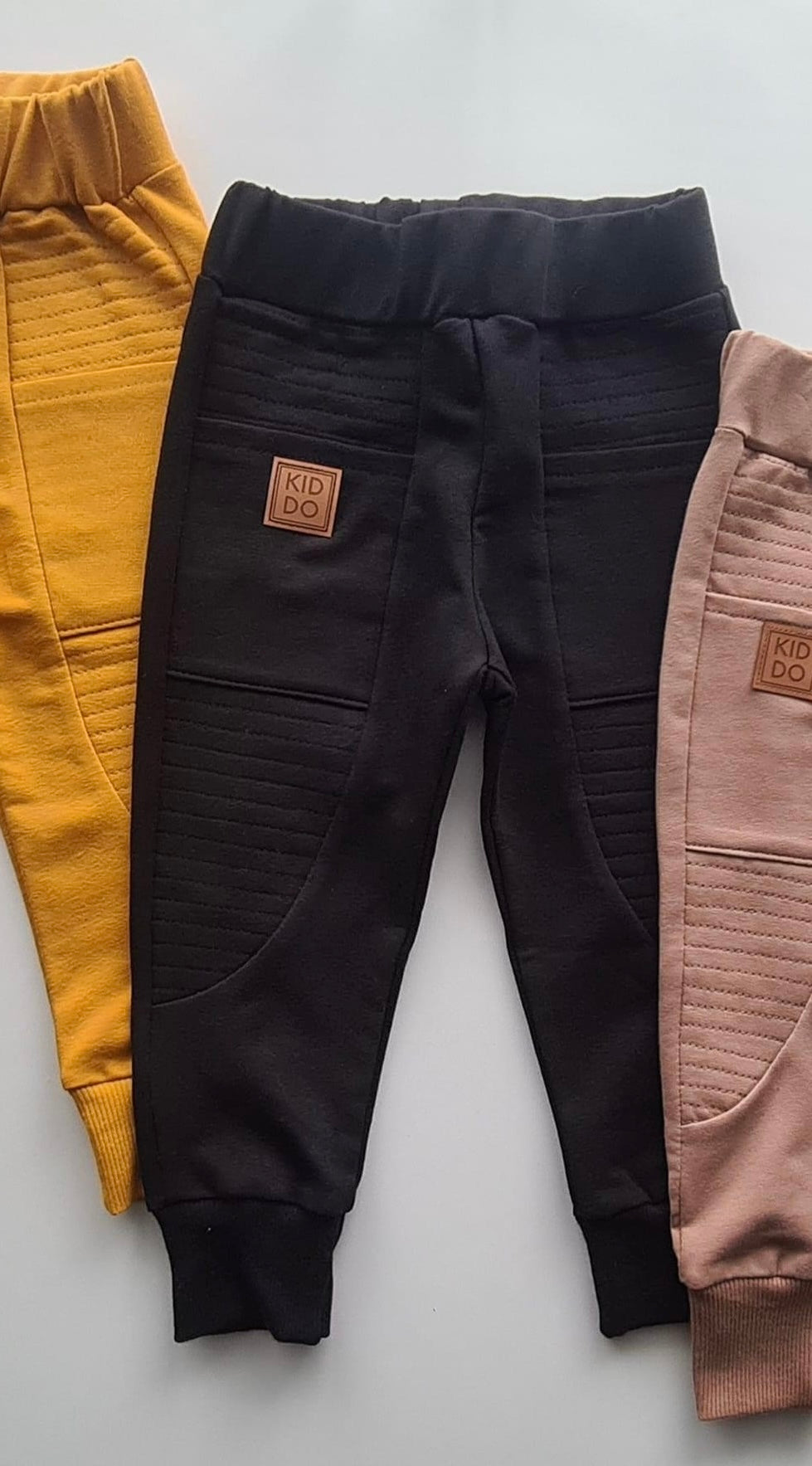 Jongens Broek ‘Kiddo’ Gedecoreerd Met Elastische Band Zwart