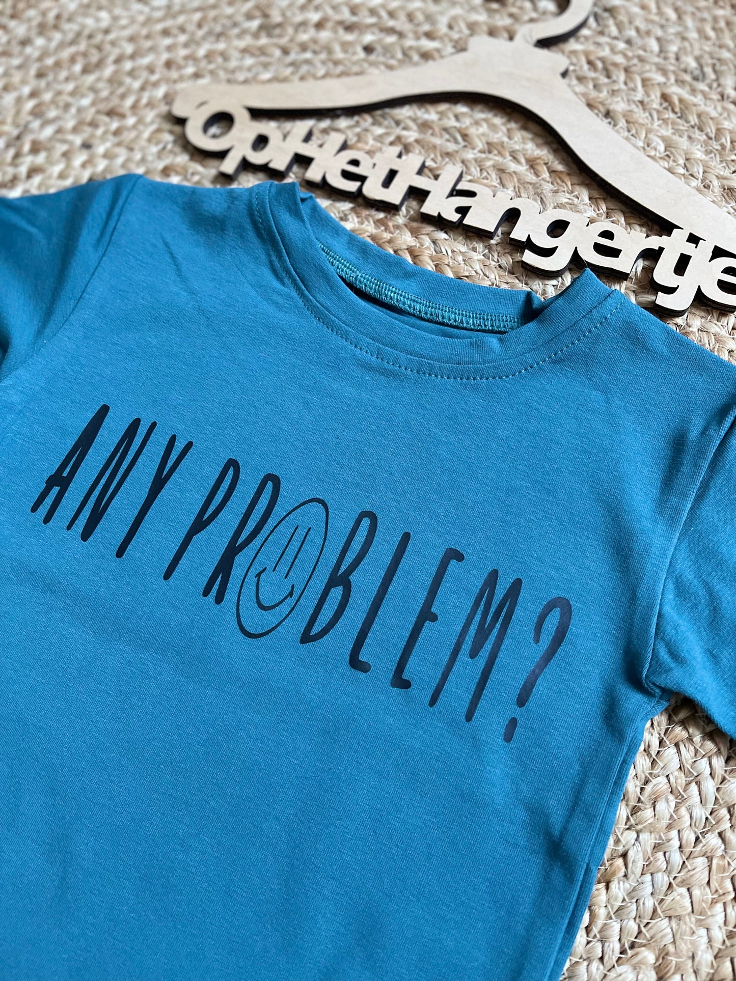 Jongens T-Shirt ‘Any Problem’ Hydro met Opdruk