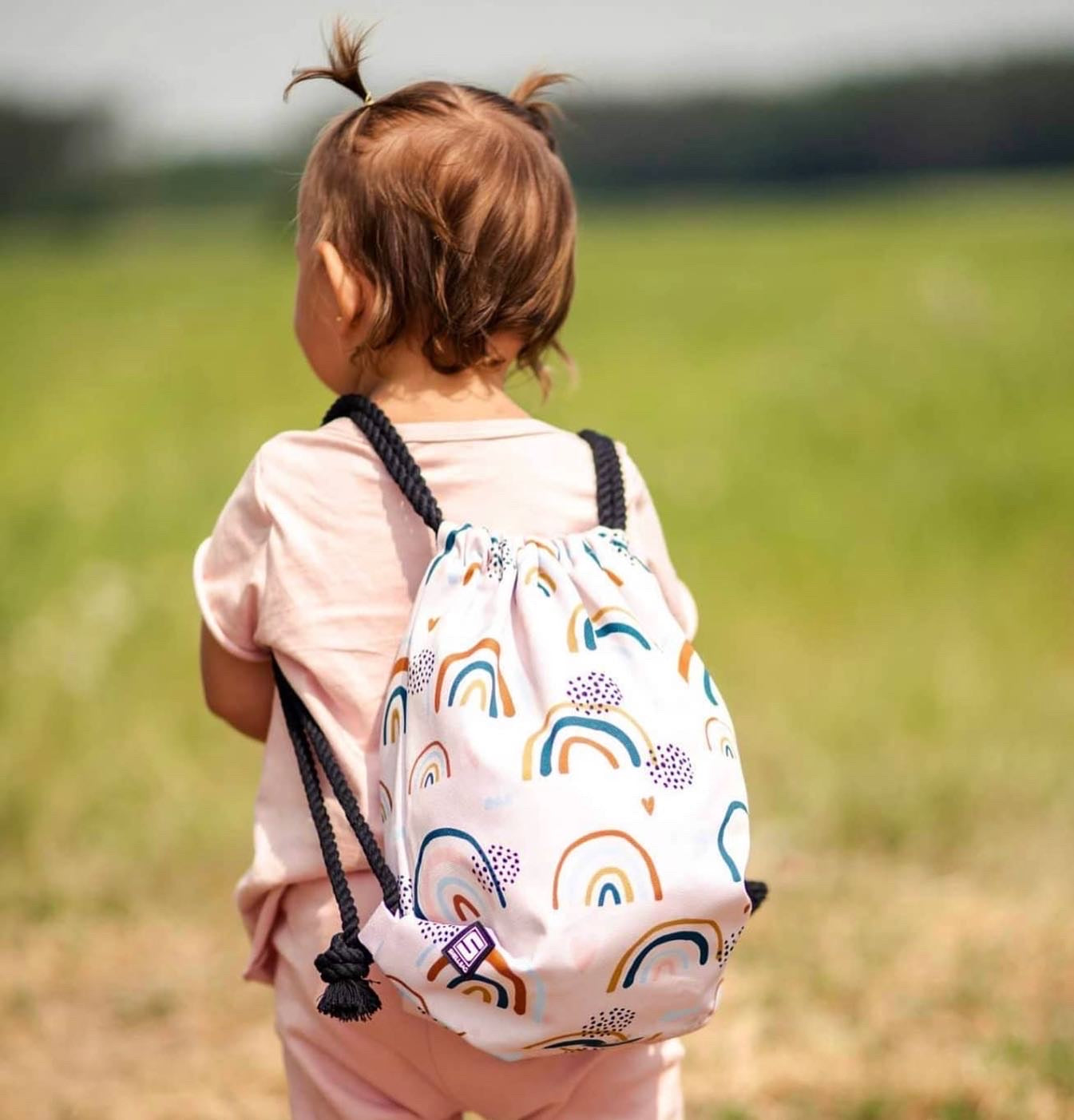 Pre-School Trekkoord Rugzak 'Regenboog'