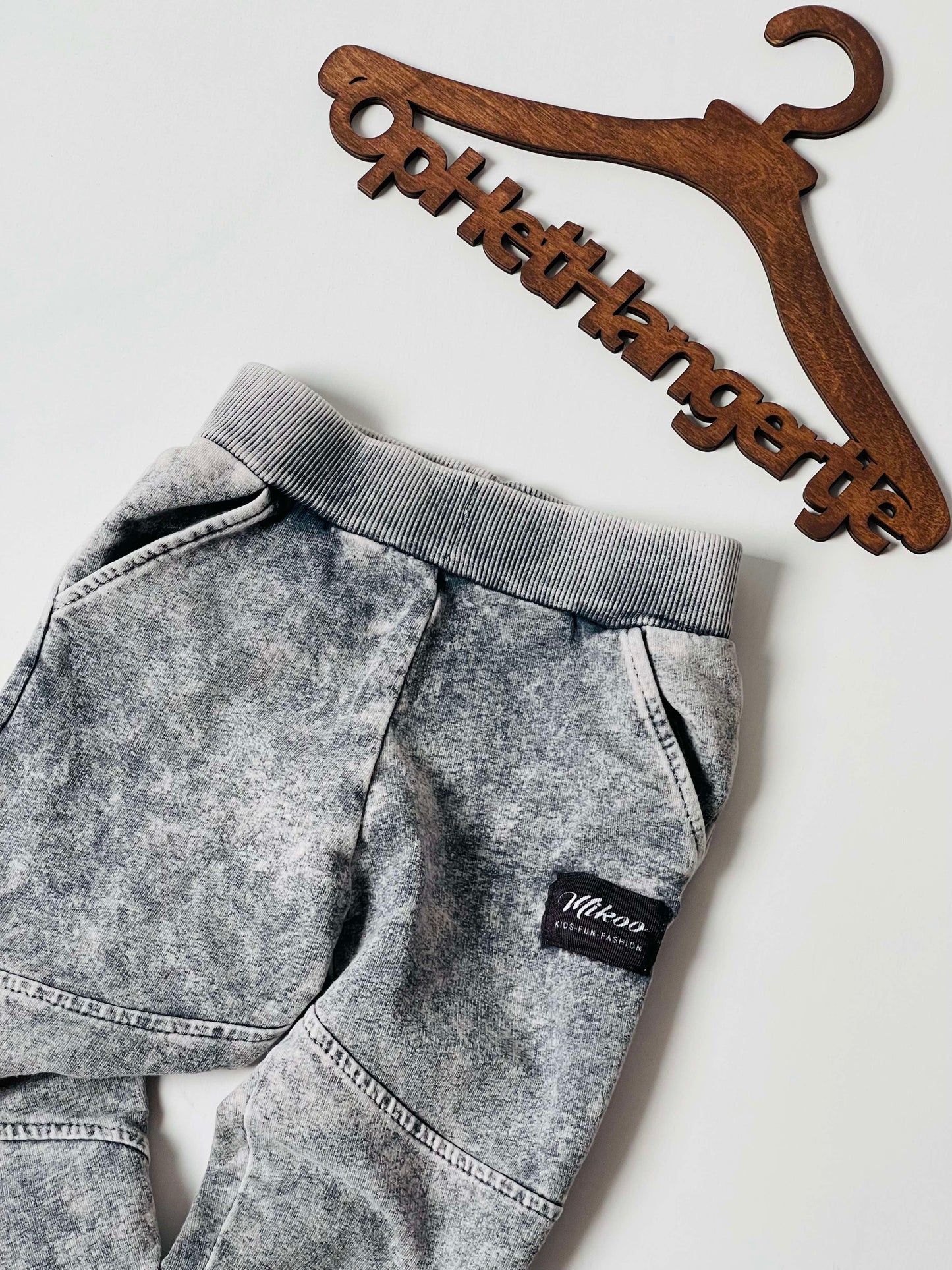 Jongens Jogging broek 'JOGGER ' Denim-look Grijs