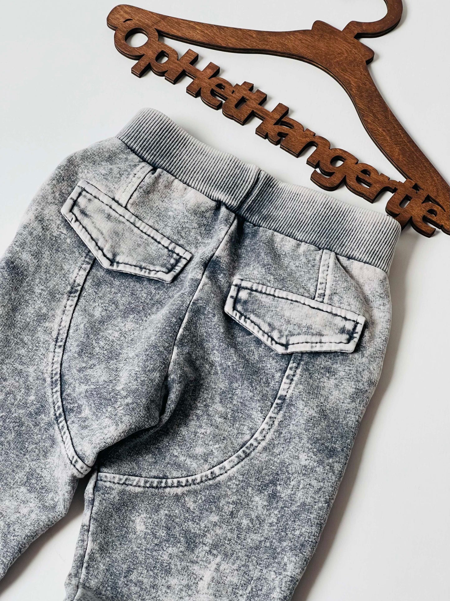 Jongens Jogging broek 'JOGGER ' Denim-look Grijs