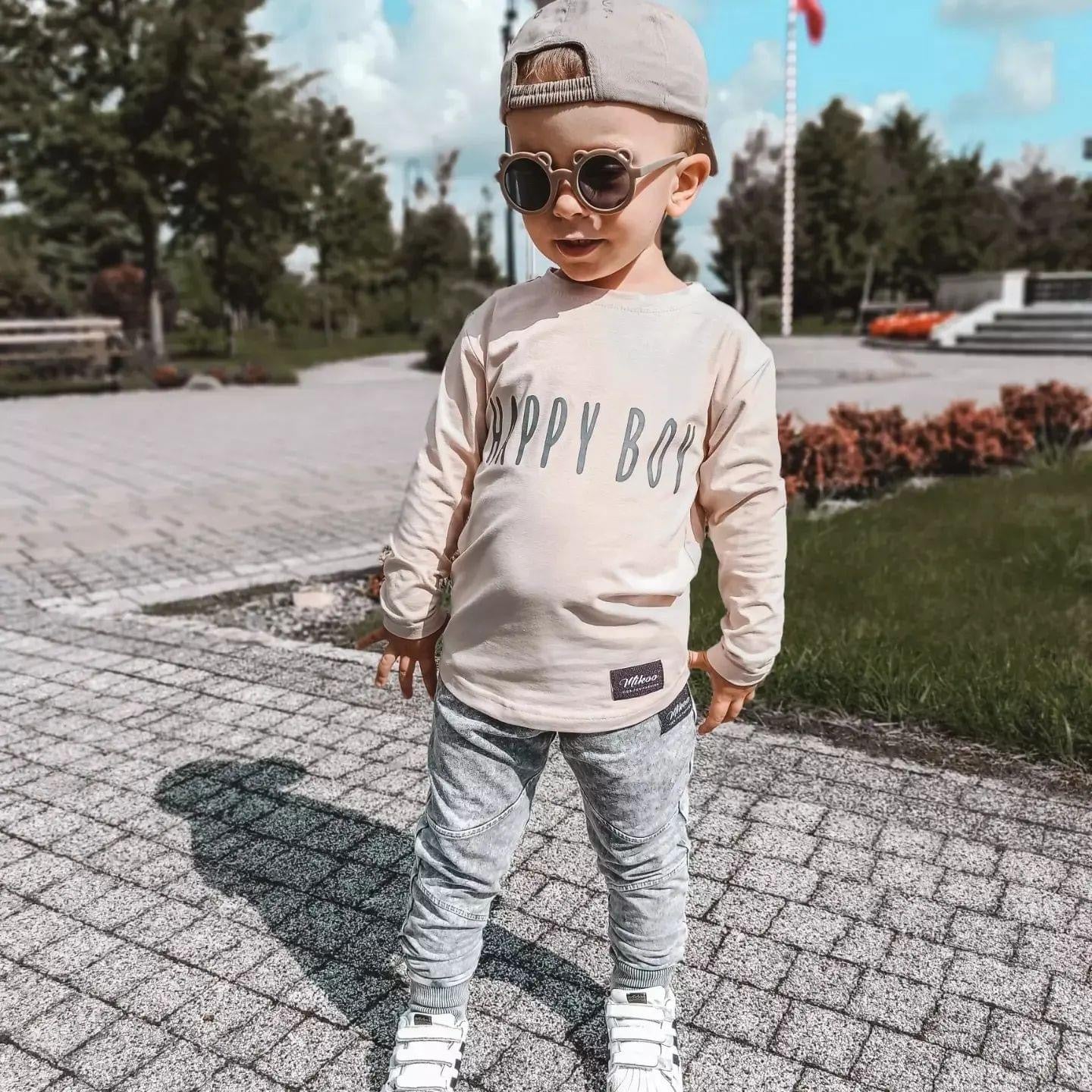 Jongens Jogging broek 'JOGGER ' Denim-look Grijs