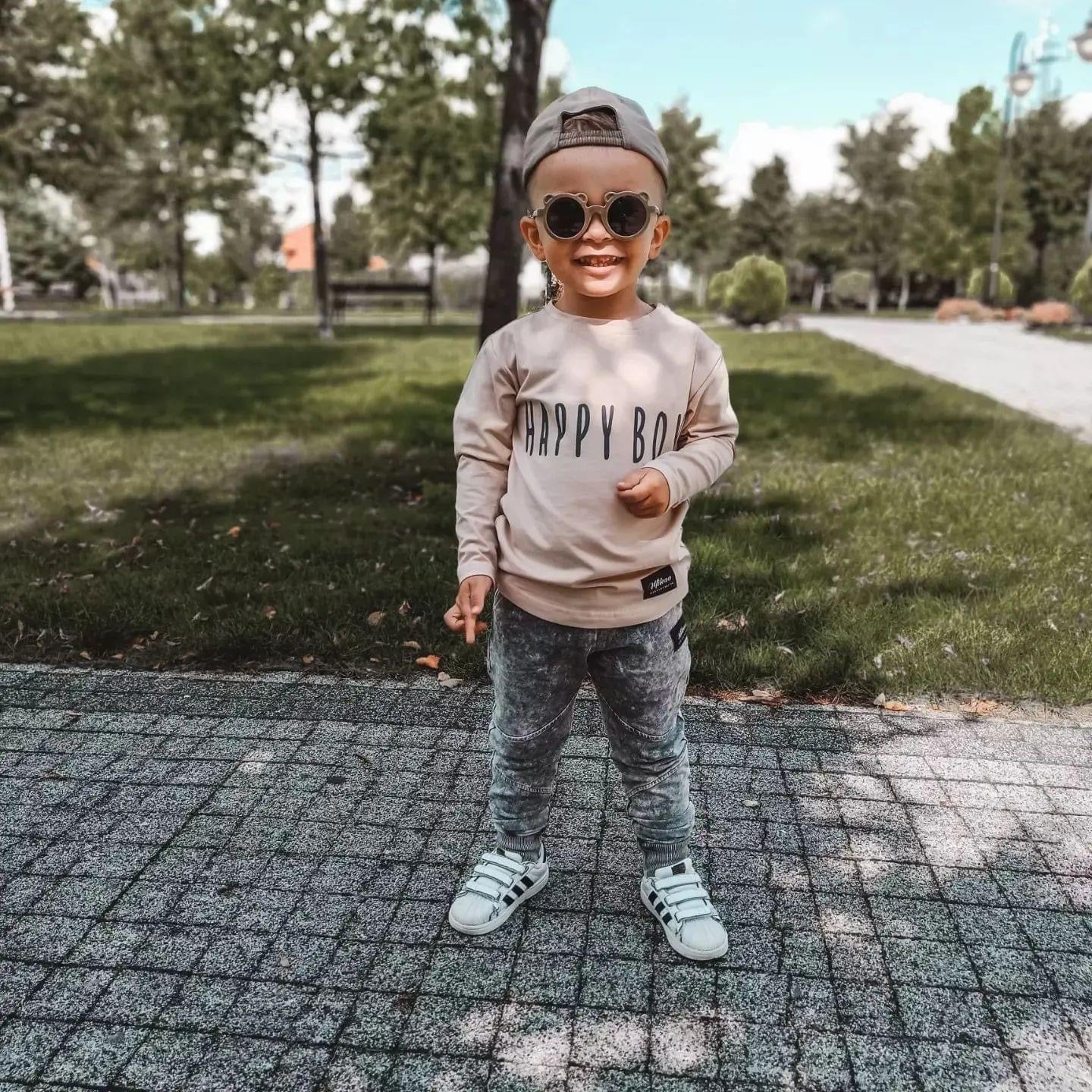 Jongens Jogging broek 'JOGGER ' Denim-look Grijs