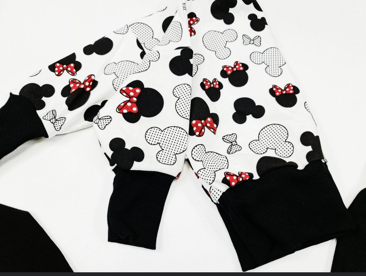 Meisjes Sweatshirt 'Minnie' Wit / Zwart