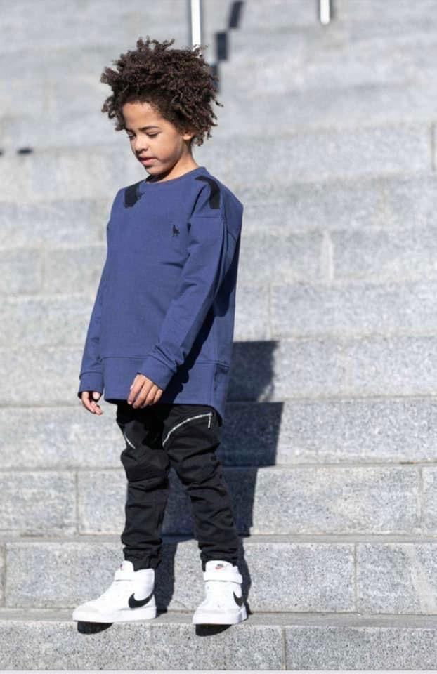 Sweatshirt 'Wolf' Blauw