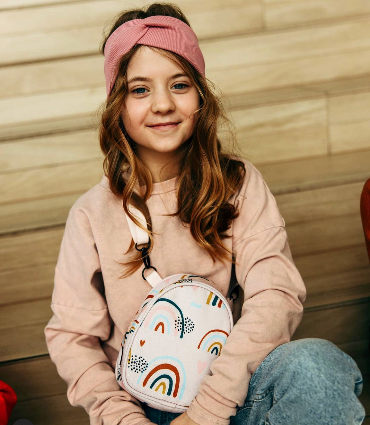 Pre-School Messengerbag / Tas 'Regenboog'