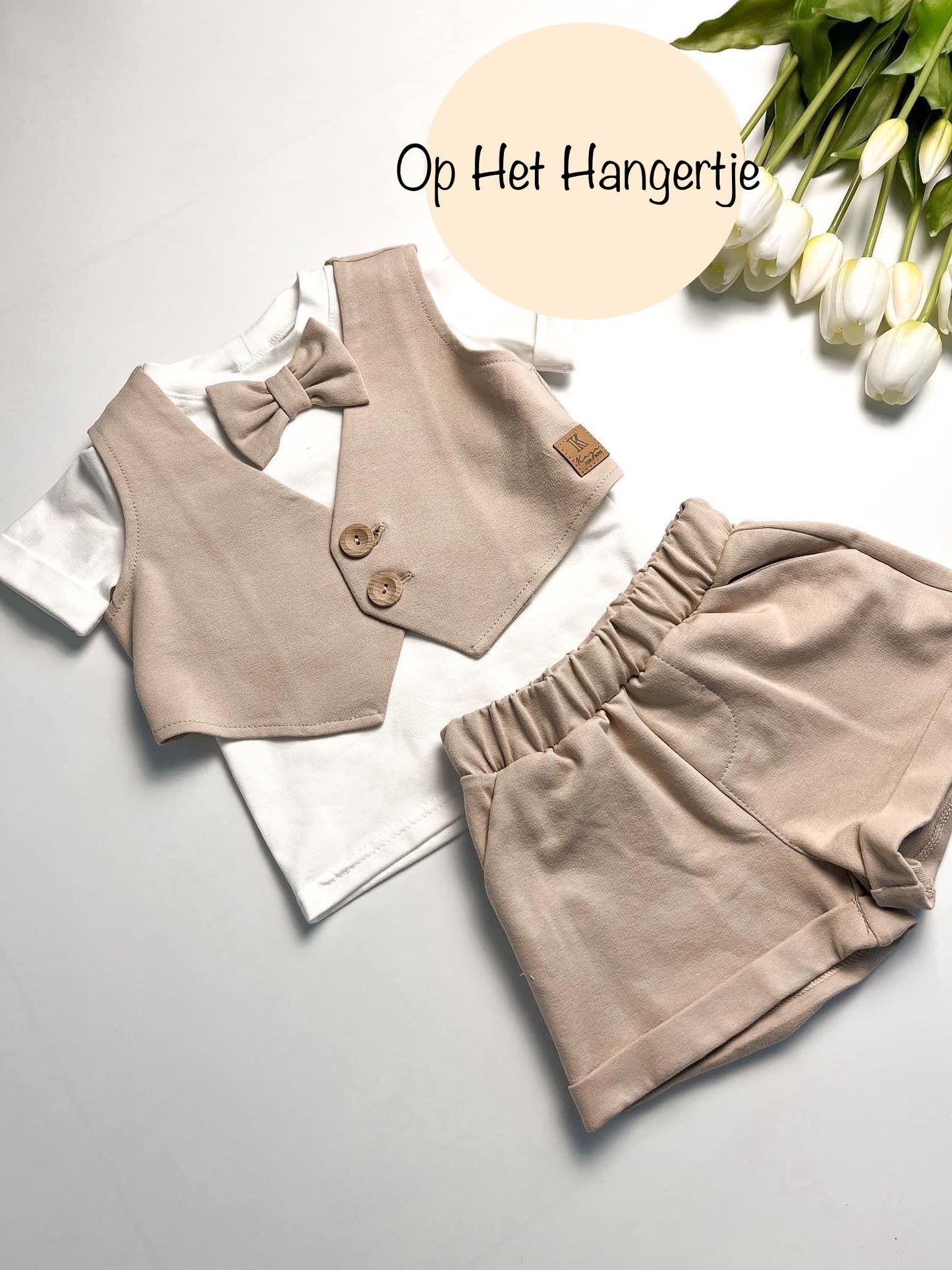 Pakje Beige Drie-delig