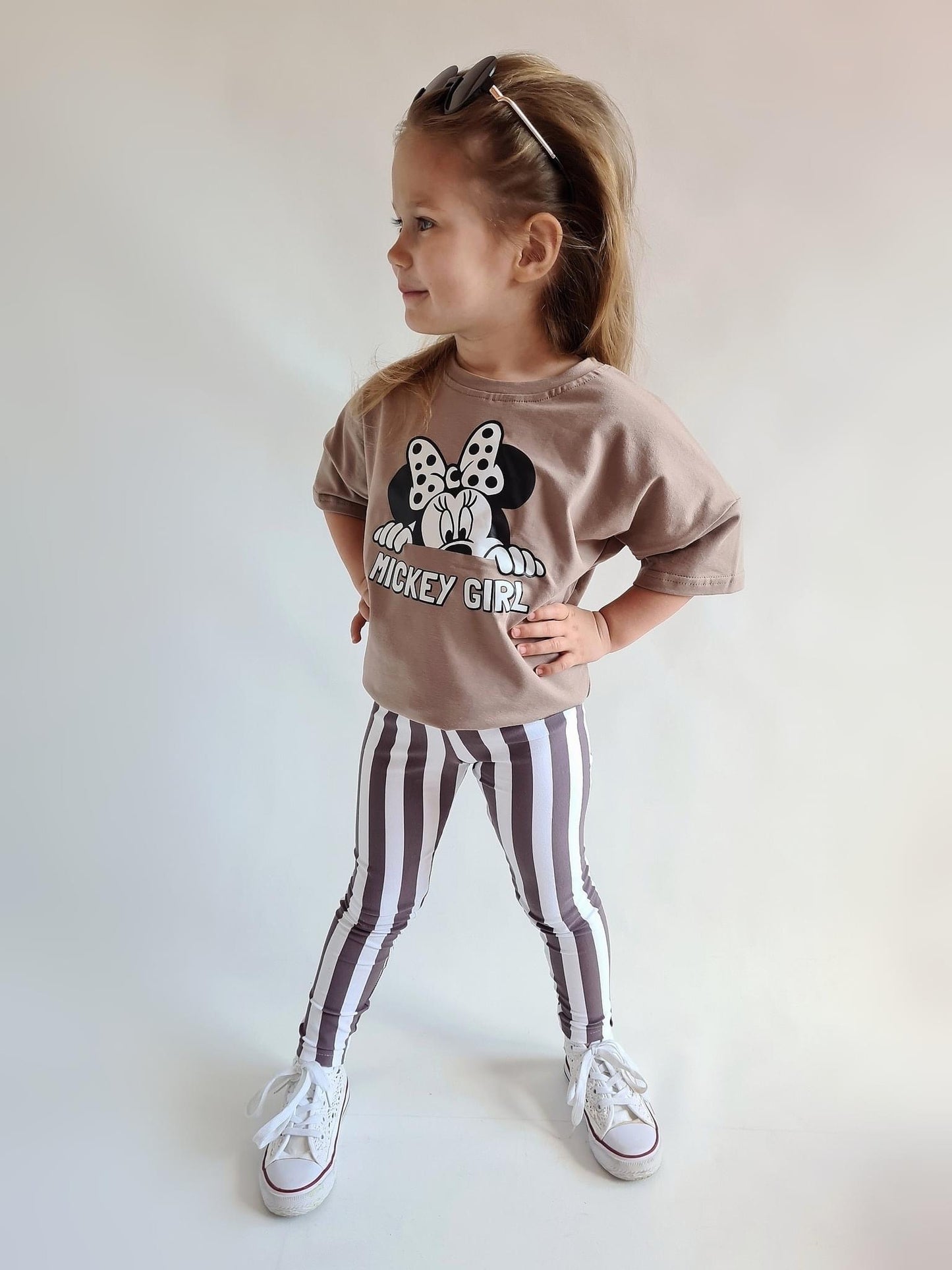 Meisjes T-Shirt 'MICKEY GIRL' Lattee
