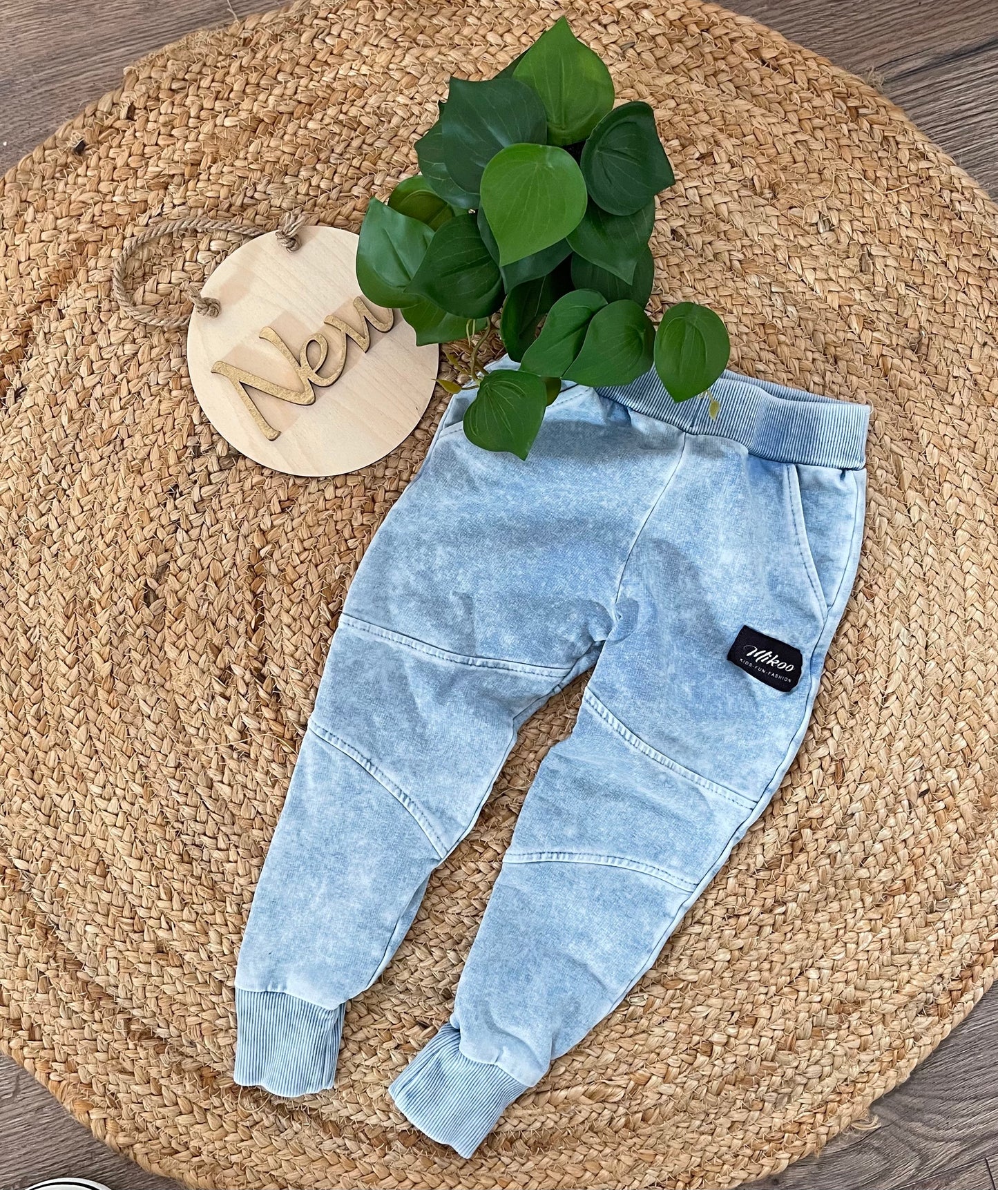 Jongens Jogging broek 'JOGGER ' Denim-look Blauw