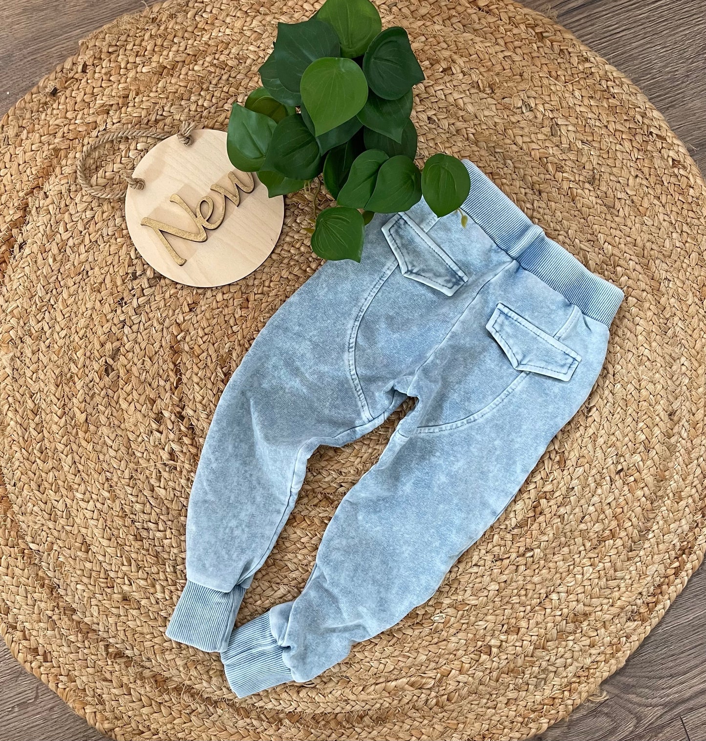 Jongens Jogging broek 'JOGGER ' Denim-look Blauw