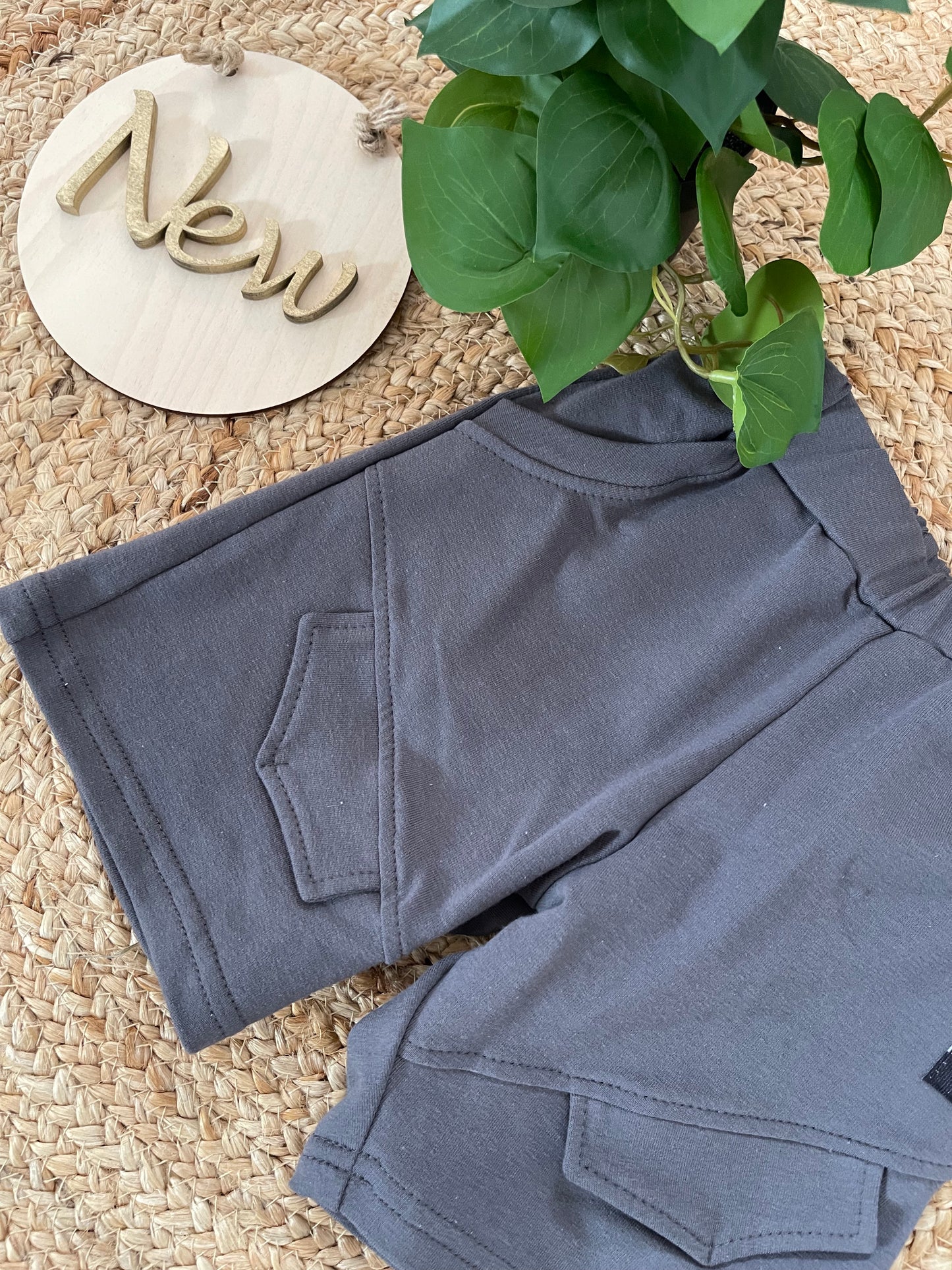 Jongens Shorts Antraciet
