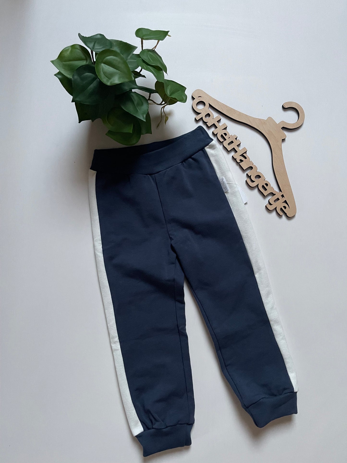 Jongens Jogging broek 'Be Free' Navy / Wit