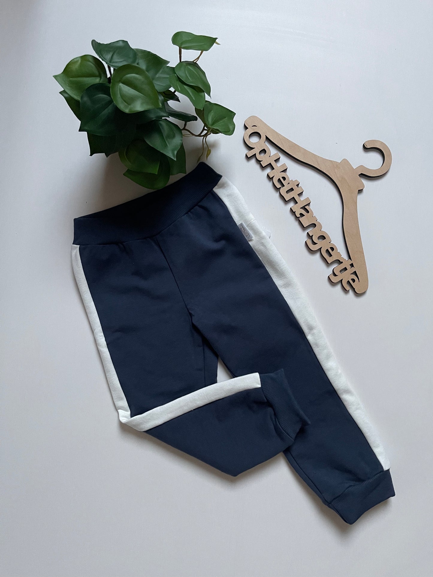Jongens Jogging broek 'Be Free' Navy / Wit