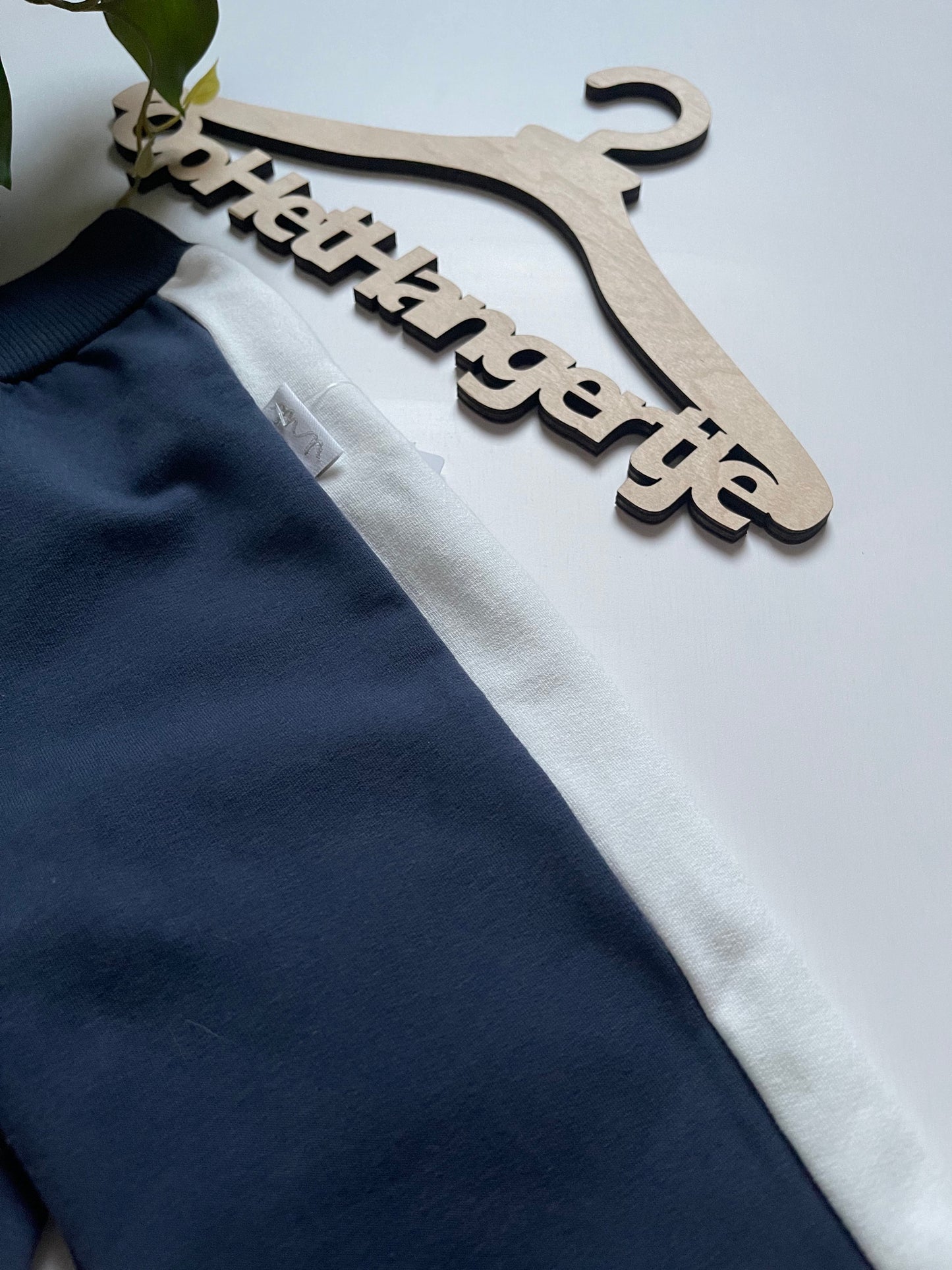 Jongens Jogging broek 'Be Free' Navy / Wit
