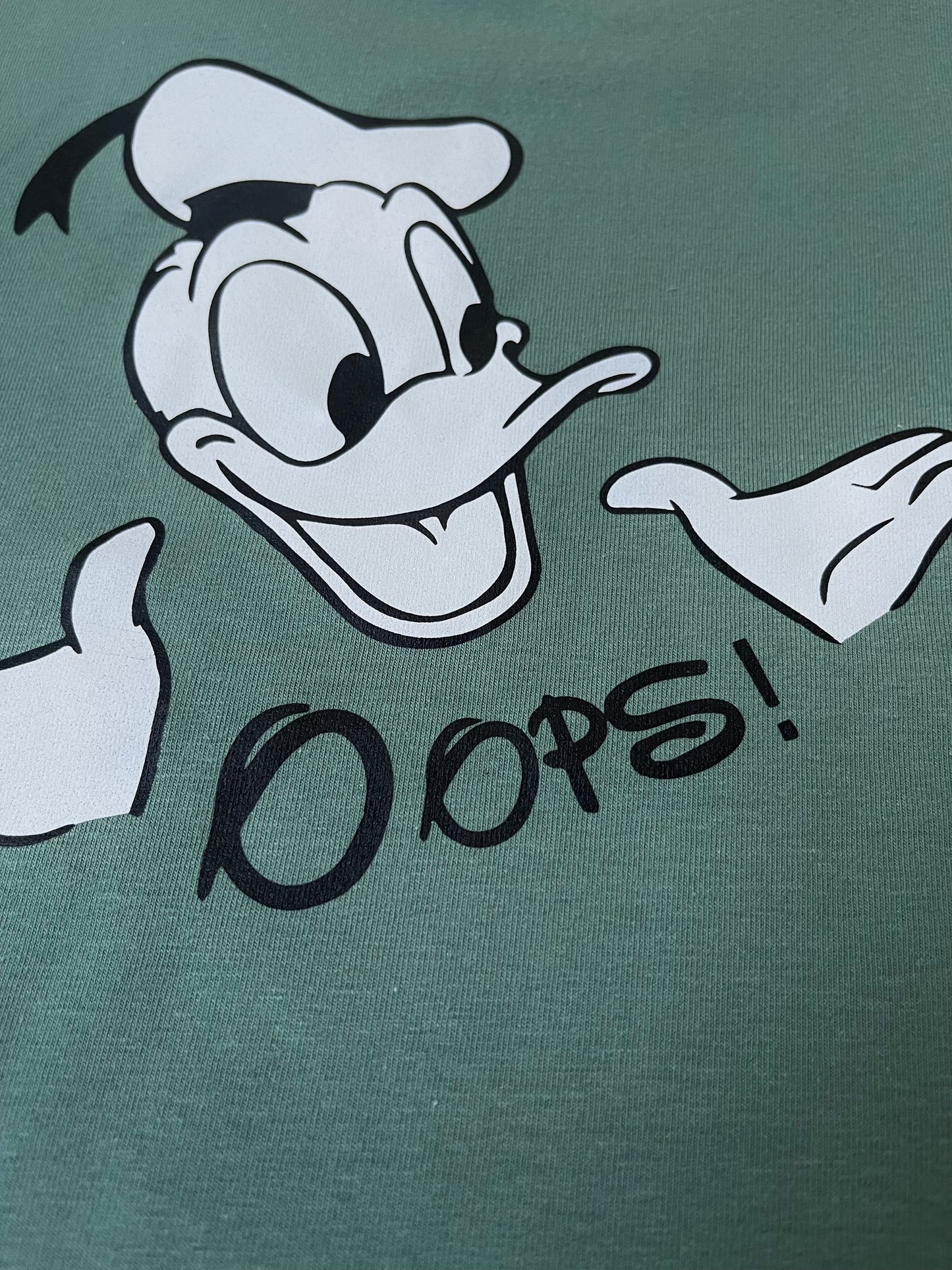 Jongens T-Shirt 'OOPS' Vintage Green