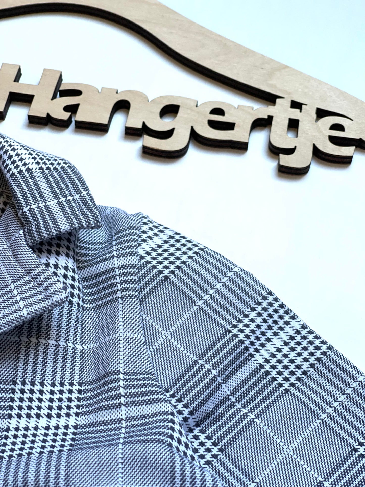 Stoer Pakje Twee-delig 'Bossman' Grijs Geruit