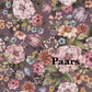 Meisjes Flared Broek 'Purple Garden' Paars met Bloemenmotief