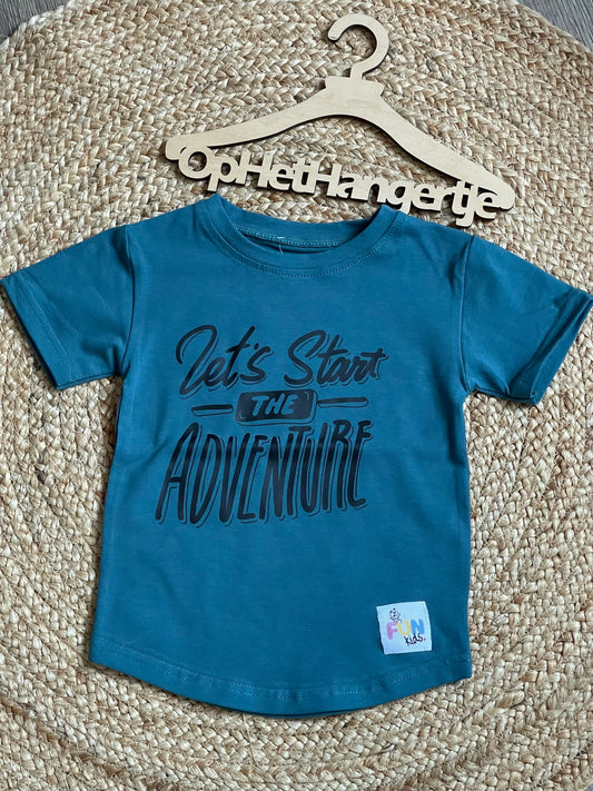 Jongens T-Shirt 'Adventure' Hydro met Opdruk