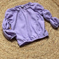 Meisjes Blouse ‘Valentina’ Met Decoratief Elastiek Lila