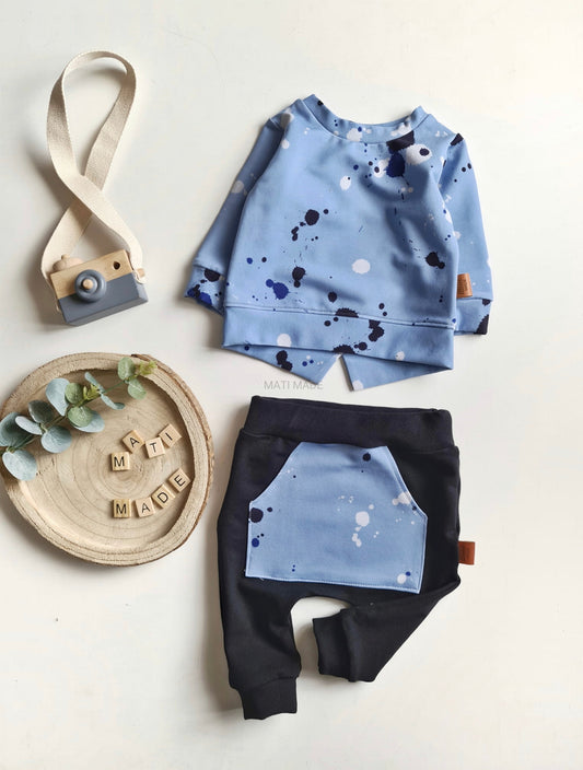 Jongens Setje 'Spots' Sweatshirt en Baggy Pants