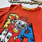 Jongens T-Shirt 'PAW' Rood met Opdruk