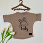Meisjes T-Shirt 'BOSS LADY' Lattee