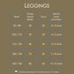 Legging Gestreept Wit / Lattee